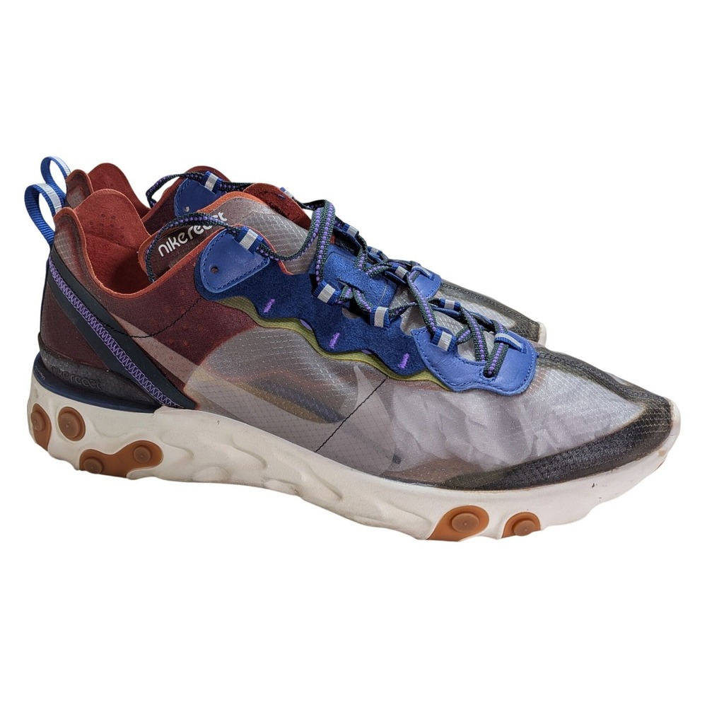Nike React Element 87 Smokey Mauve Men's 15 AQ1090-200 Running Shoes